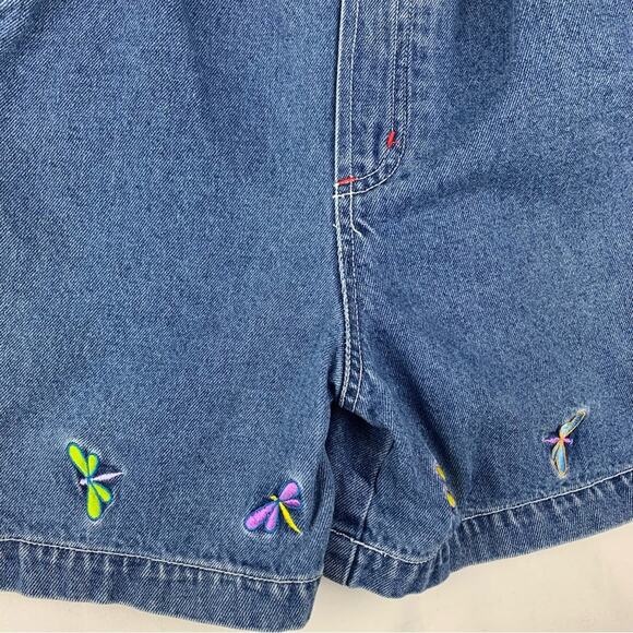 Vintage Tweety Bird Looney tunes girls size 8 denim shortalls overalls cartoon 9 - Picture 6 of 11